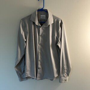 Calvin Klein Extreme Slim Fit Non-Iron Dress Shirt | 16 Neck | 34/35 Sleeve